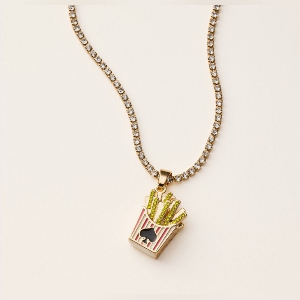 NWT -Kate Spade x Target French Fries 🍟 Necklace - Picture 2 of 5
